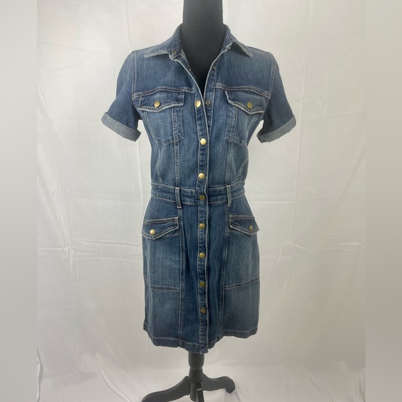 Current Elliot Denim Trucker Dress. Sold Out. Nordstrom Exclusive. Size 1 - Picture 5 of 7